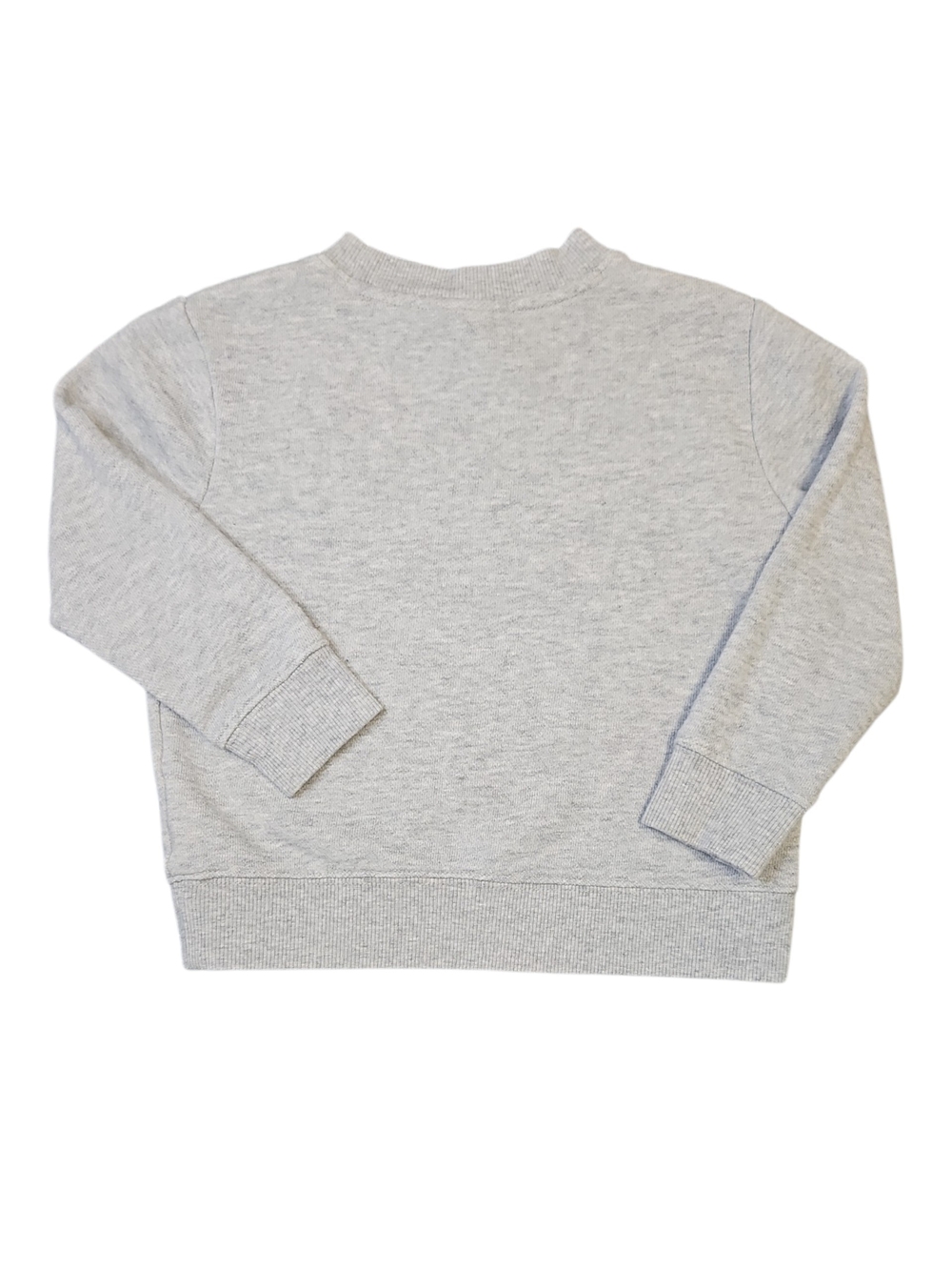 Janie and Jack Kids Toddler Light Gray Sweatshirt with Navy Anchor Size 3 - Picture 2 of 6